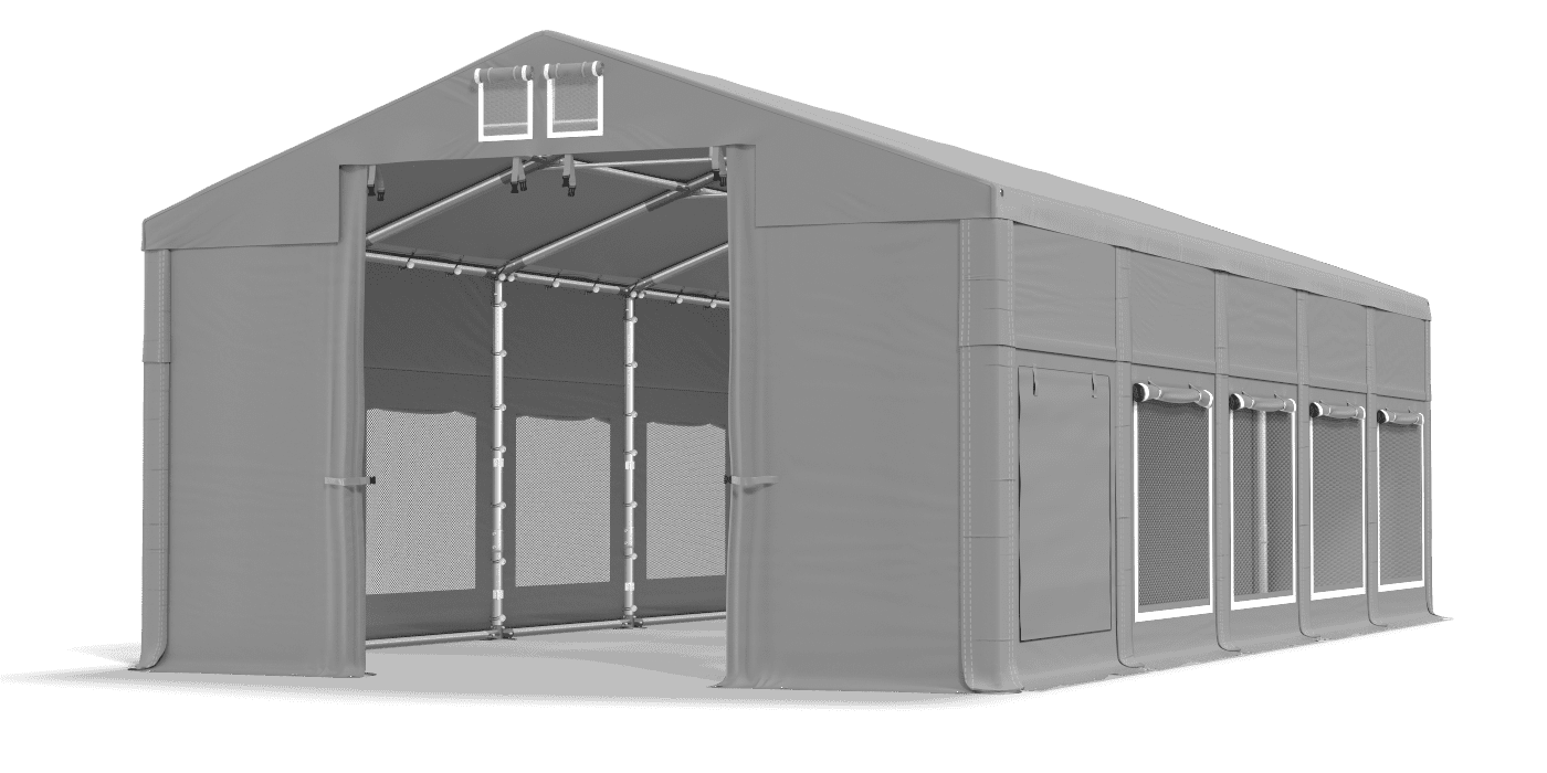 Brána stanu otevřena