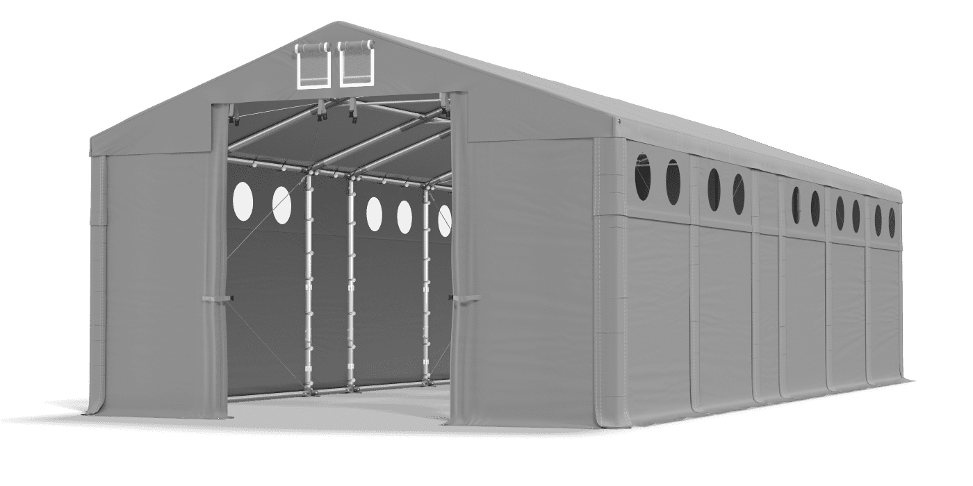 Brána stanu otevřena