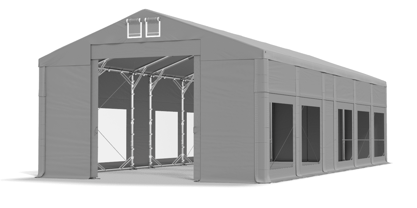 Brána stanu otevřena