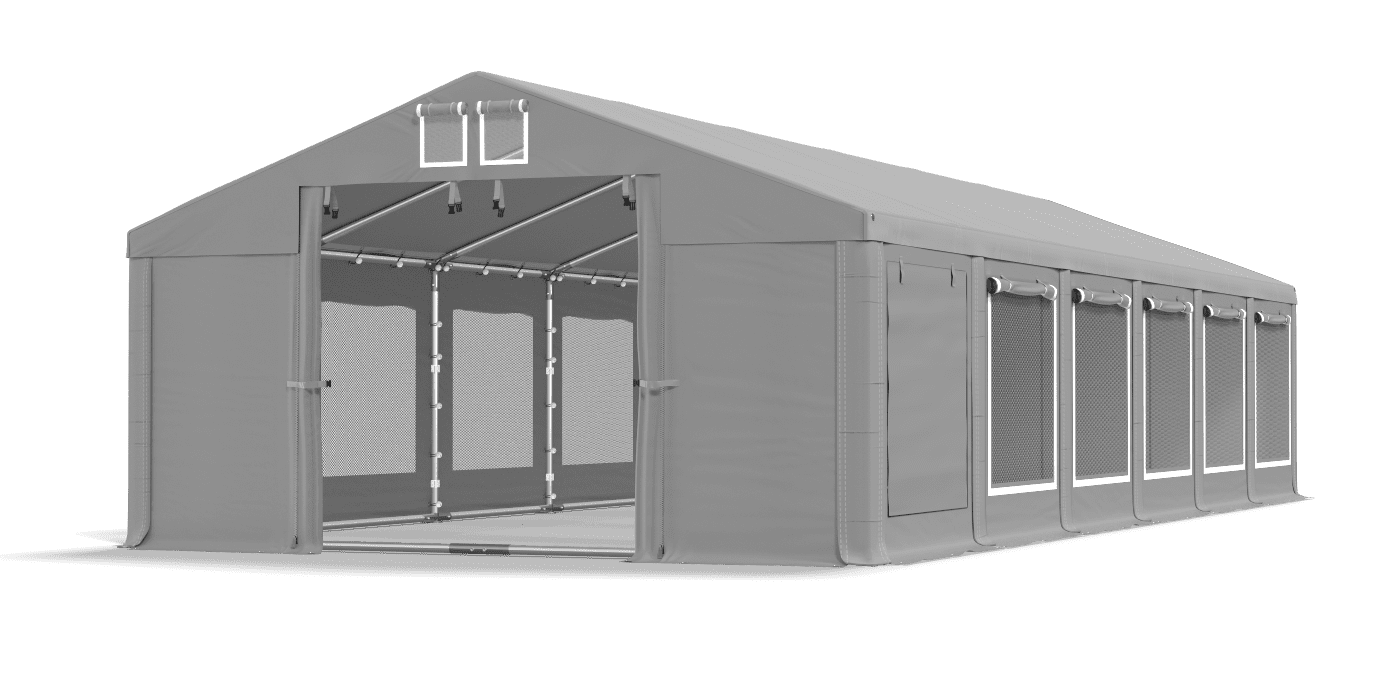 Brána stanu otevřena