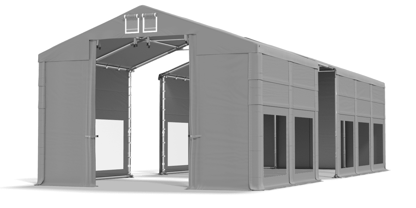 Brána stanu otevřena