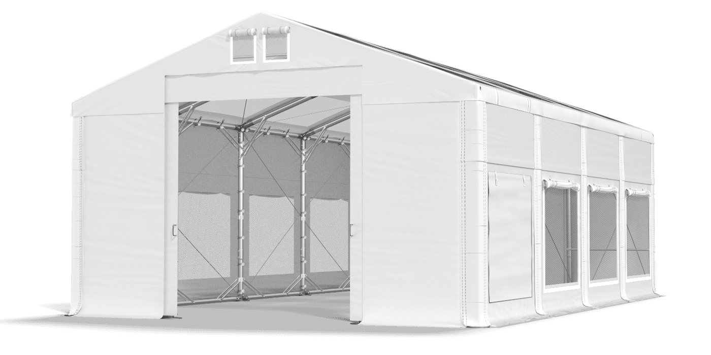 Brána stanu otevřena