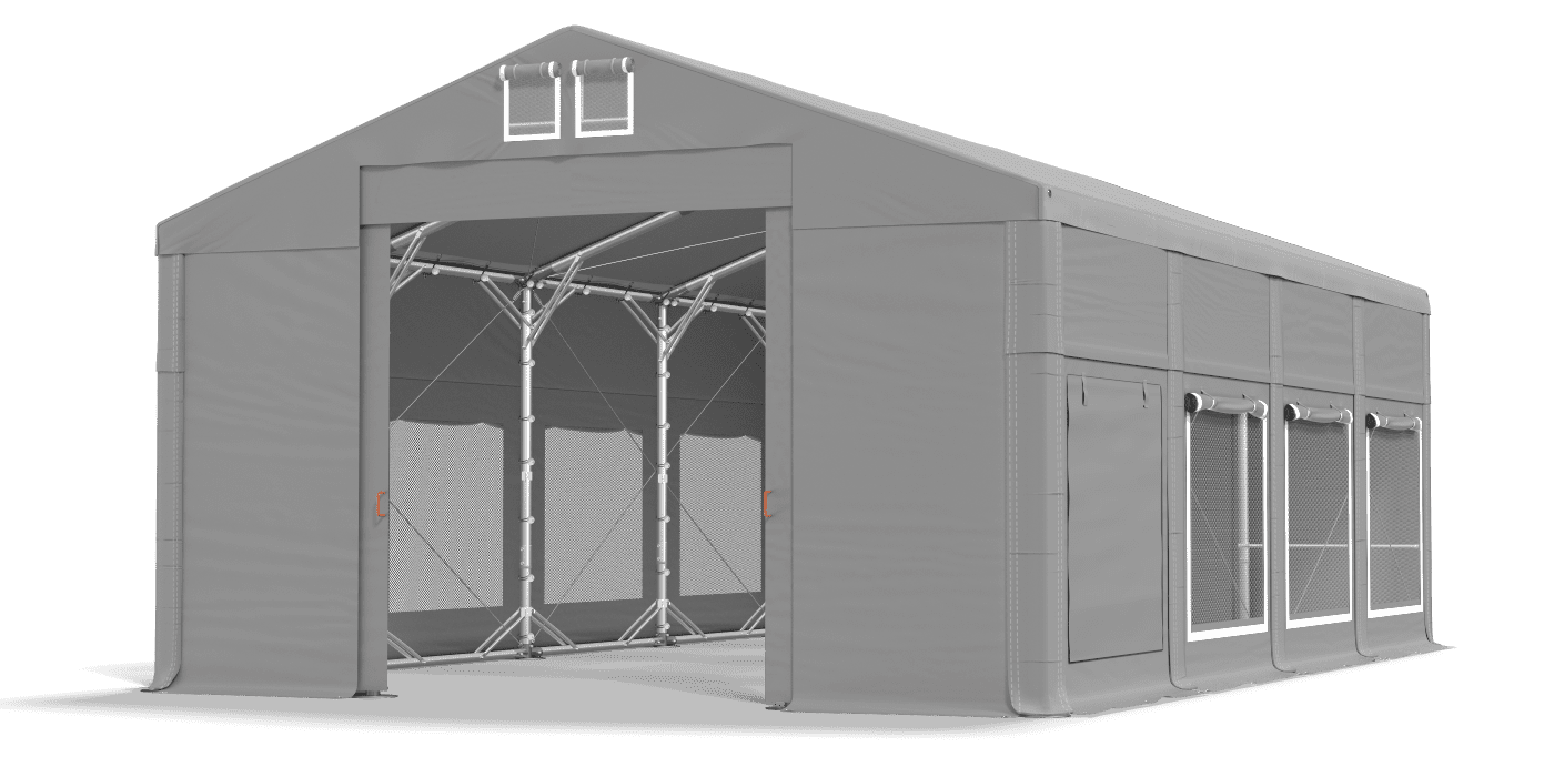 Brána stanu otevřena