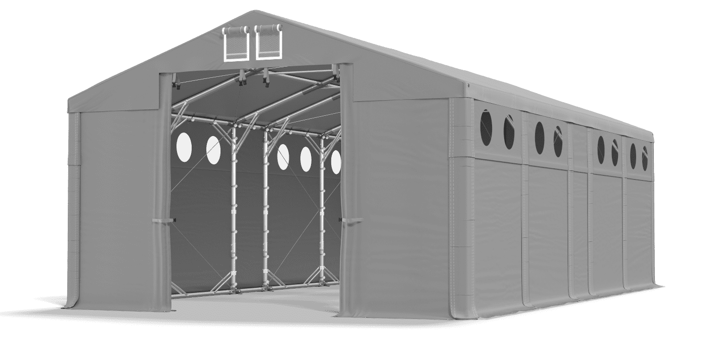 Brána stanu otevřena