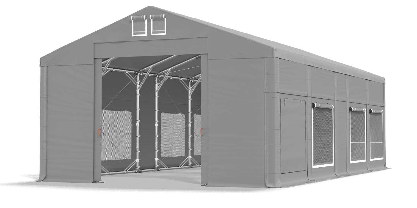 Brána stanu otevřena