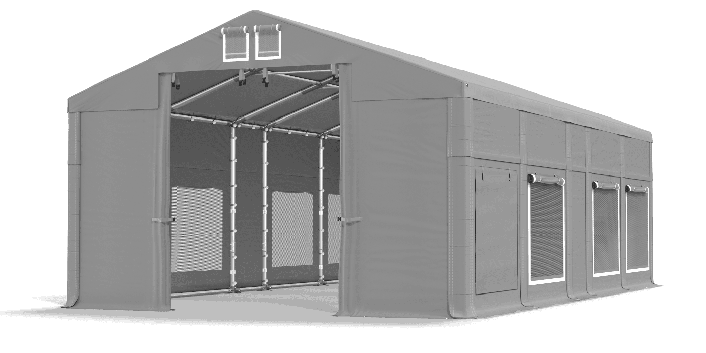 Brána stanu otevřena