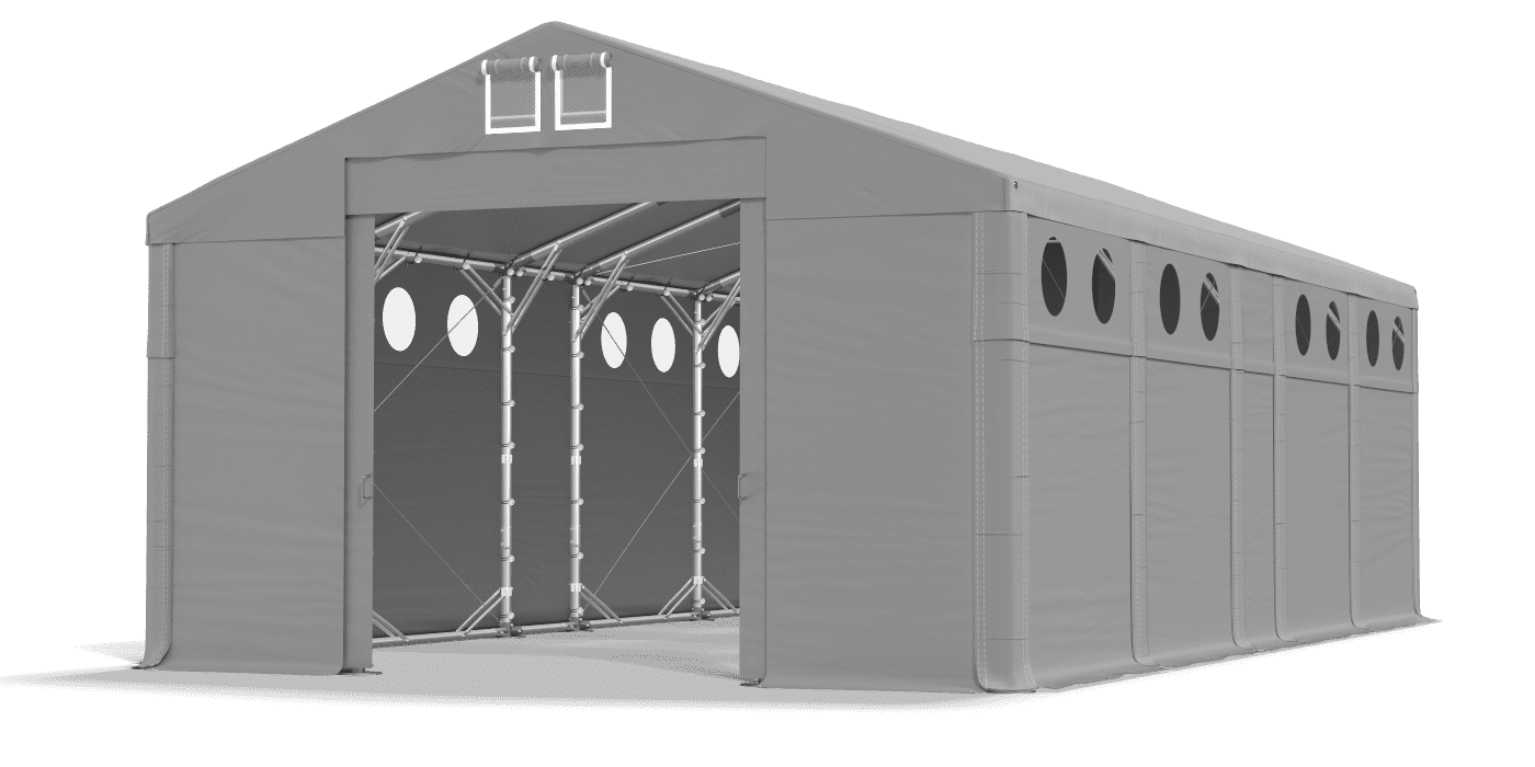 Brána stanu otevřena