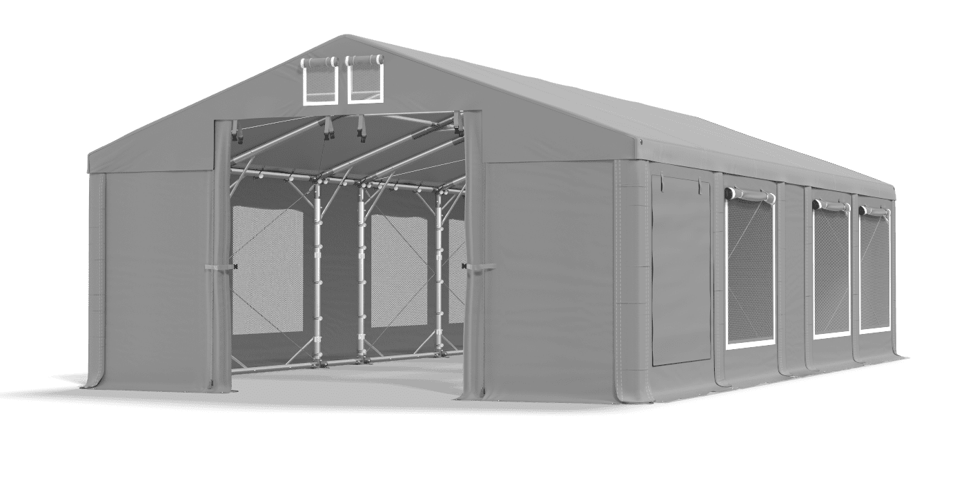 Brána stanu otevřena