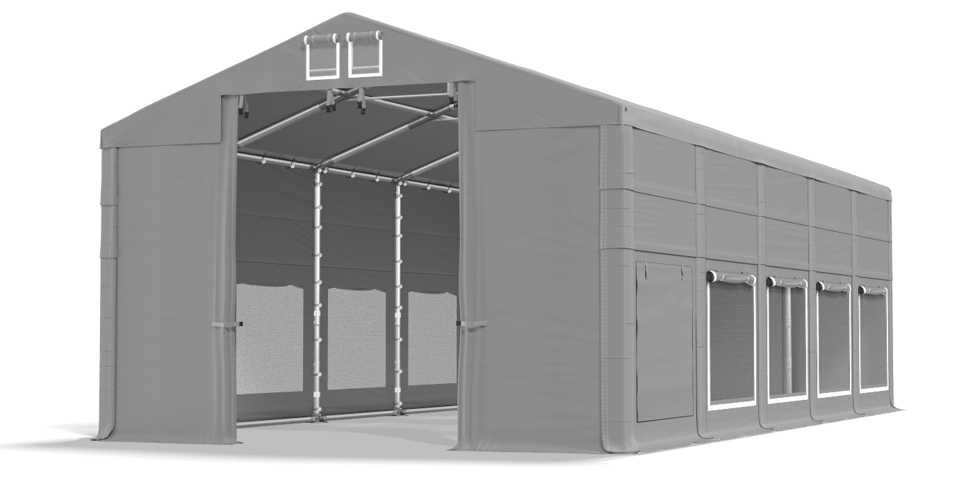 Brána stanu otevřena