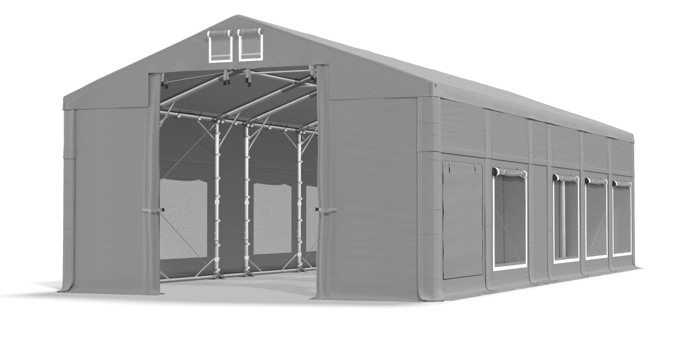 Brána stanu otevřena