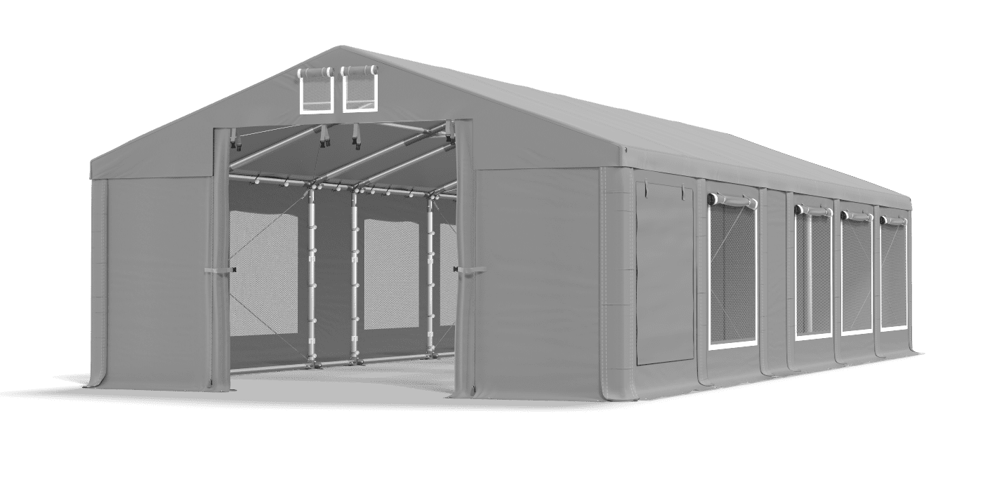 Brána stanu otevřena