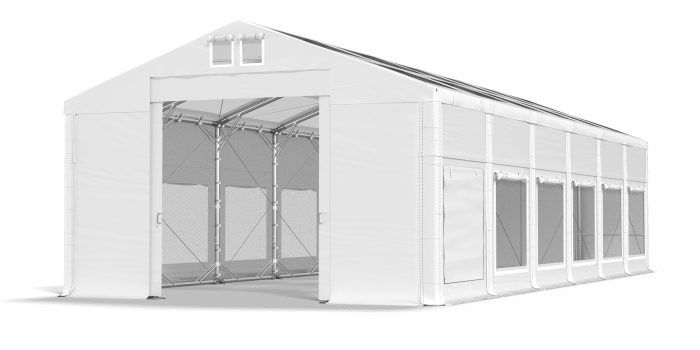 Brána stanu otevřena