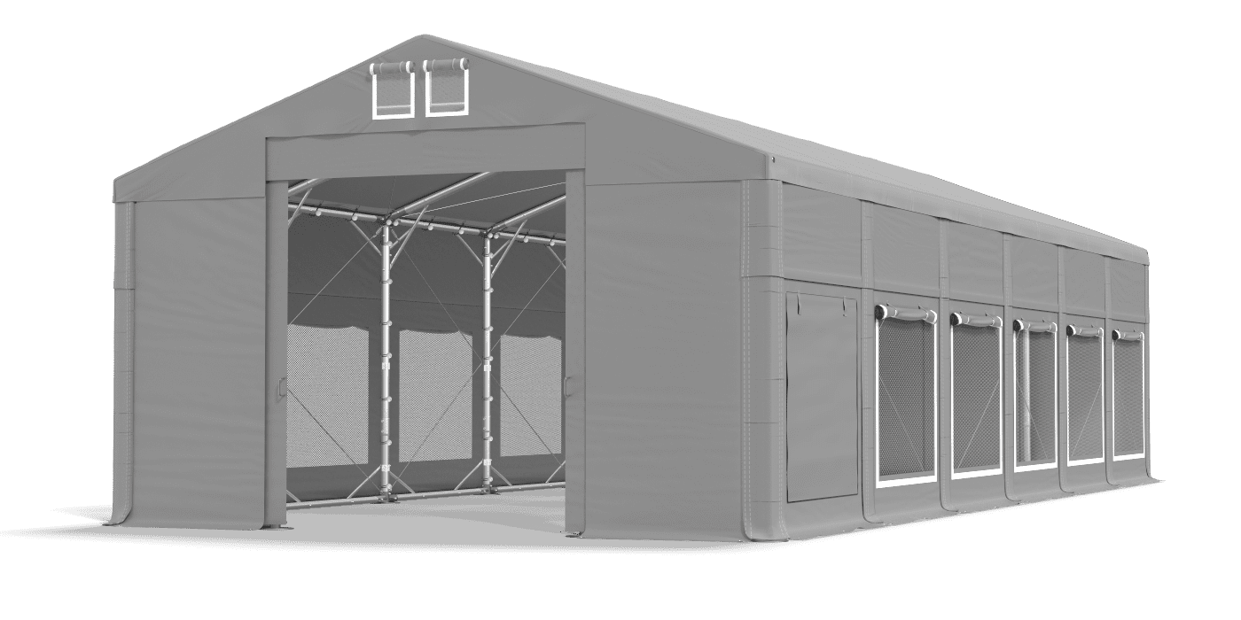 Brána stanu otevřena