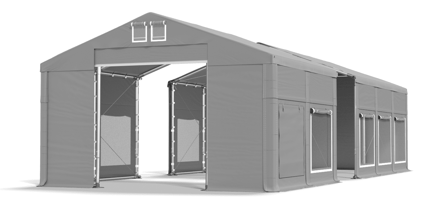 Brána stanu otevřena