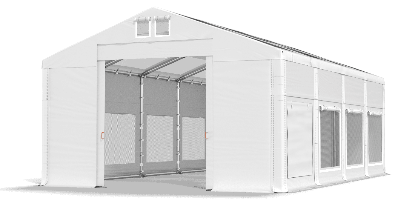 Brána stanu otevřena