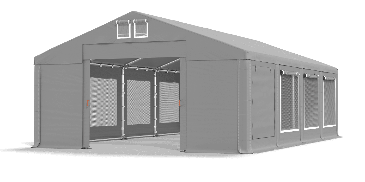 Brána stanu otevřena