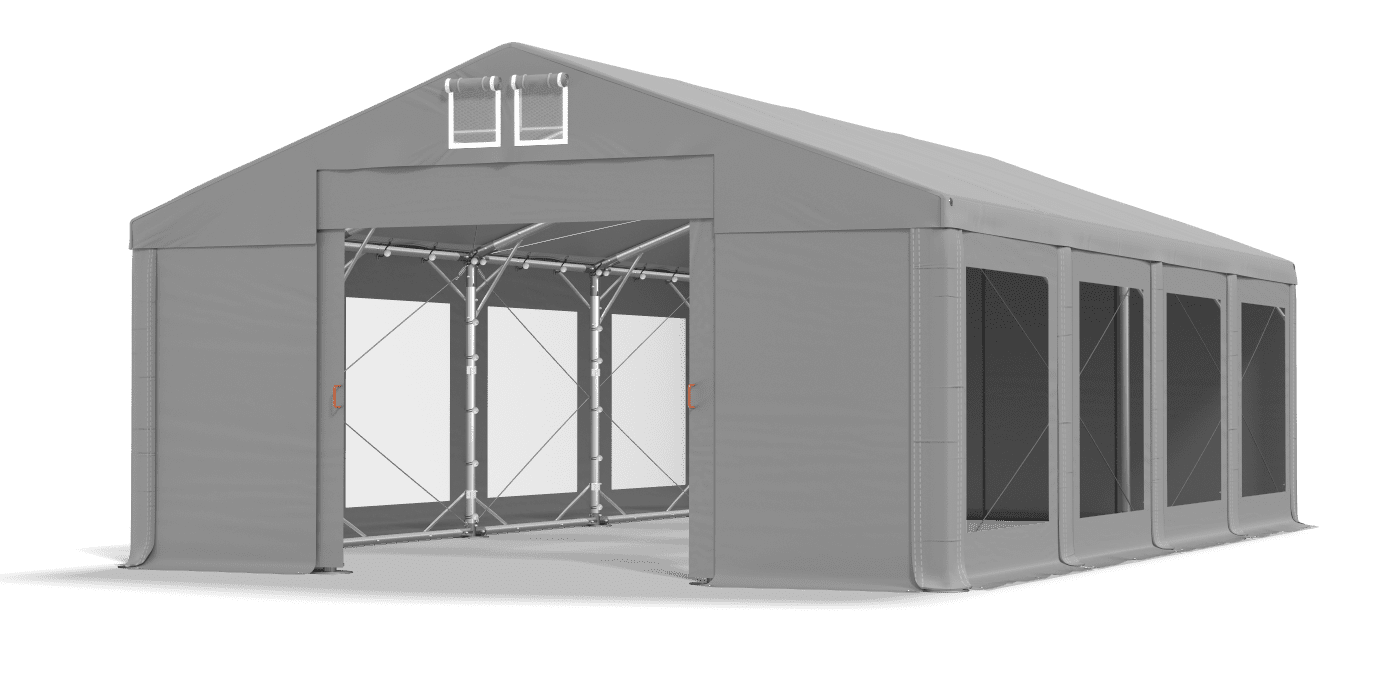 Brána stanu otevřena