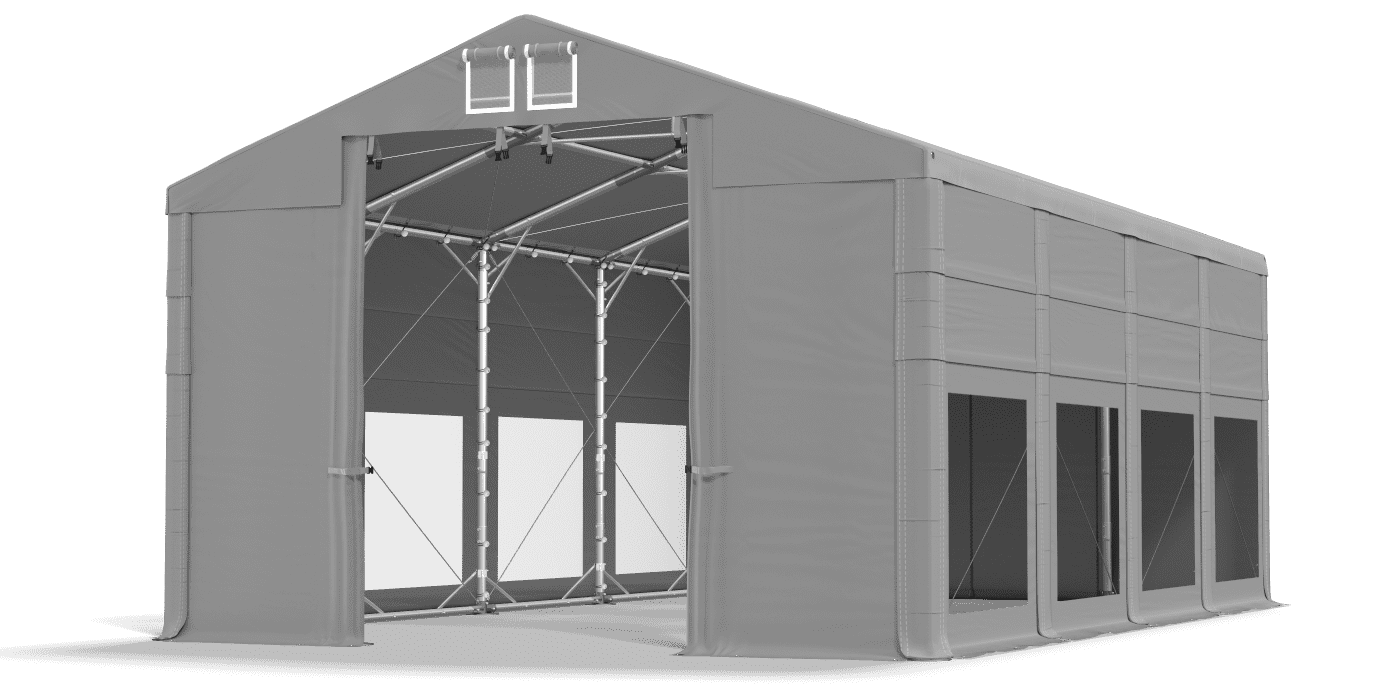 Brána stanu otevřena