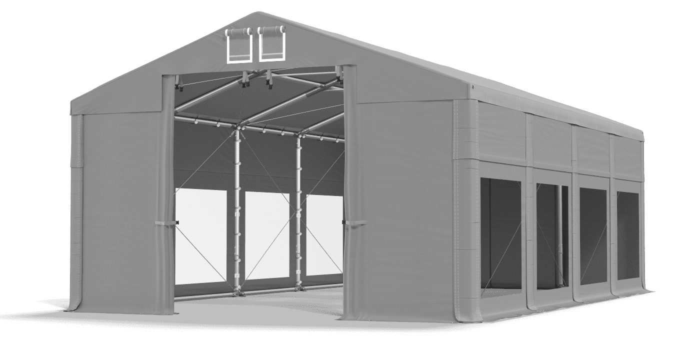 Brána stanu otevřena