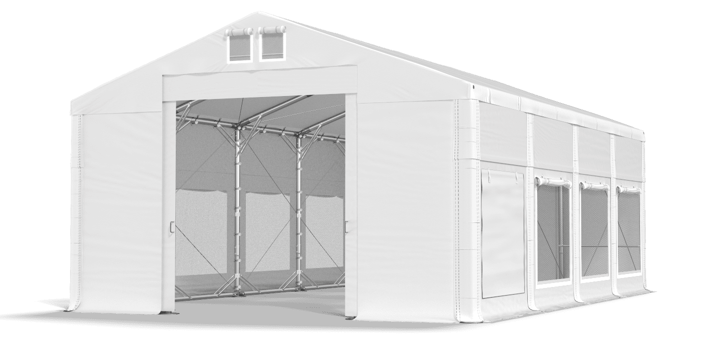 Brána stanu otevřena