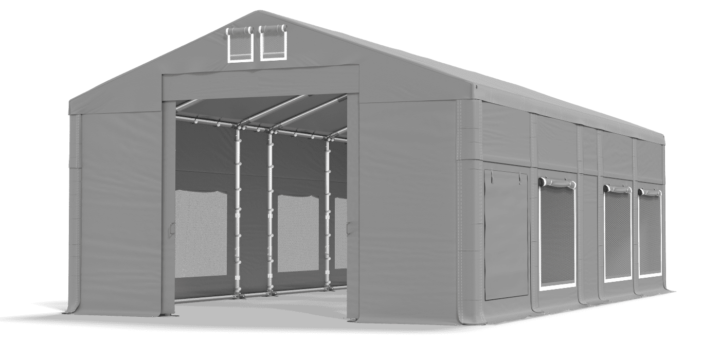 Brána stanu otevřena