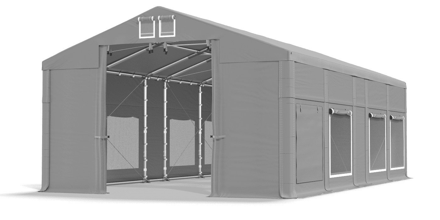 Brána stanu otevřena