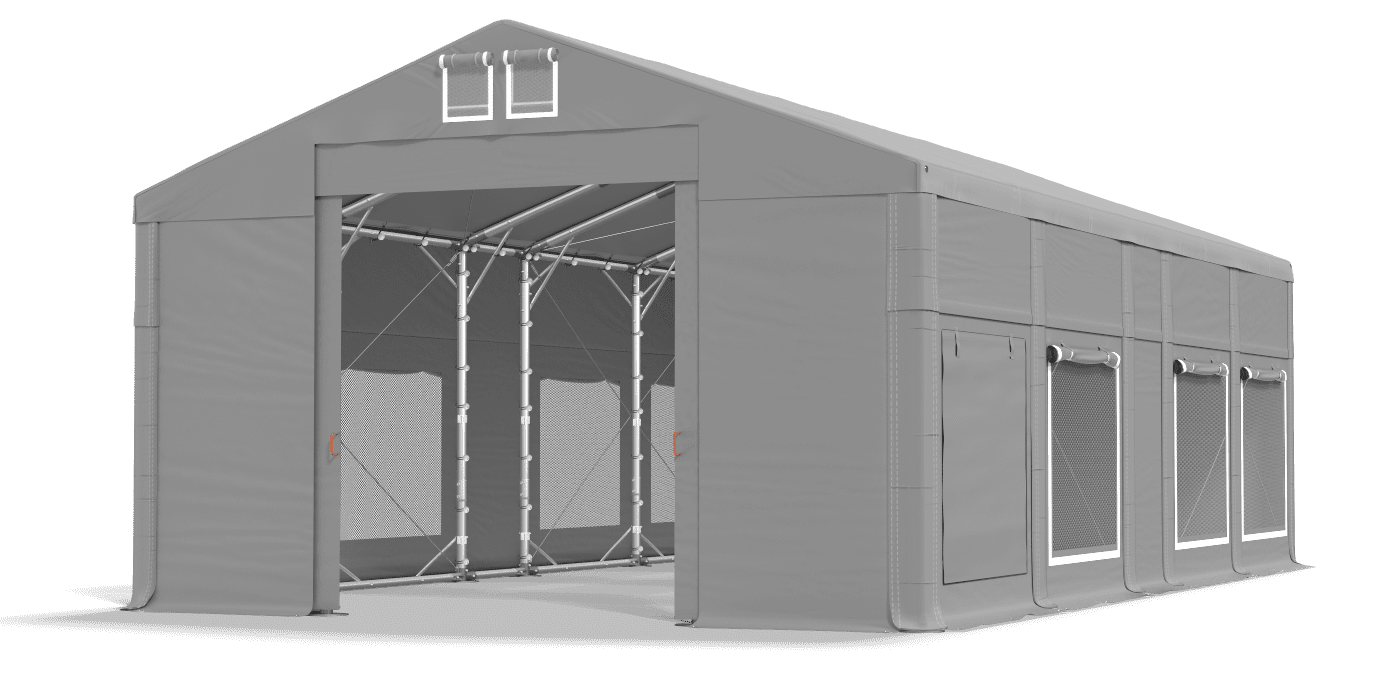 Brána stanu otevřena